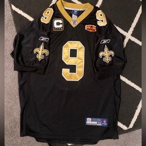 Reebok New Orleans Drew Brees SuperBowl XLVI Stitched Jersey